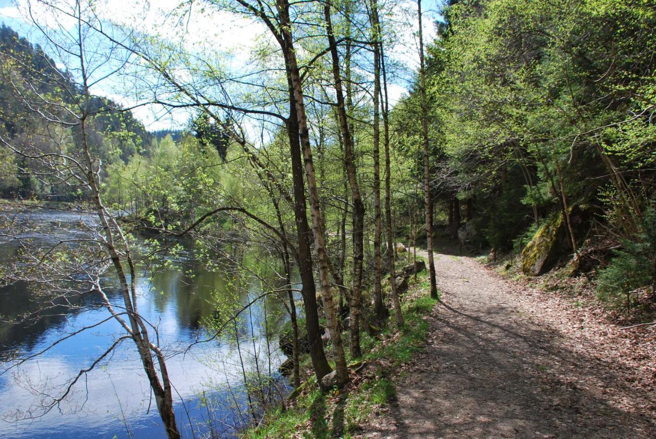Mandalselva Laksehytter Marnardal Zimmer foto